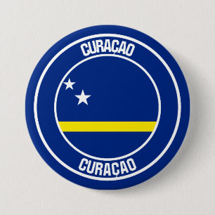 Curaçao Round Emblem 7.5 Cm Round Badge