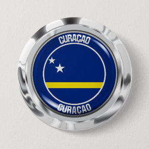 Curaçao Round Emblem 7.5 Cm Round Badge
