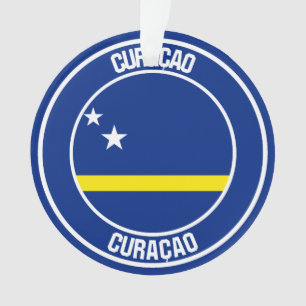 Curaçao Round Emblem Ornament