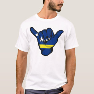 Curaçao Shaka Hand Flag T-Shirt