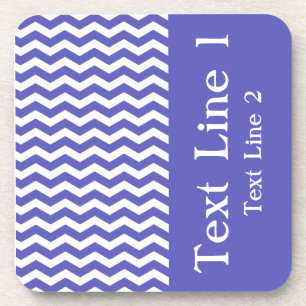Curacao Shores Wave Chevron customisable Coaster