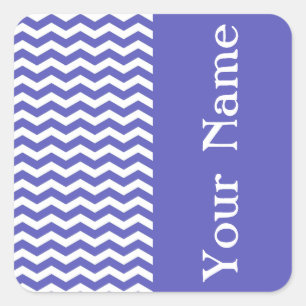 Curacao Shores Wave Chevron with name Square Sticker