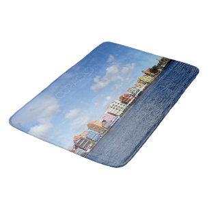 Curaçao Skyline w/out text (customisable) Bath Mat
