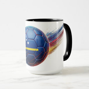 Curaçao Soccer Ball Stadium Ready Fan Gear Mug
