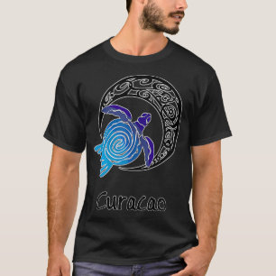 Curacao Tribal Turtle Design Souvenir T-Shirt