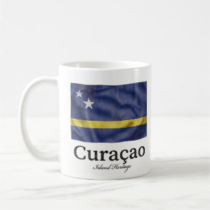 Curaçao Vintage Flag Caribbean Heritage Coffee Mug