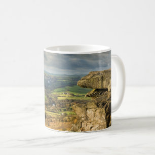 Curbar Edge view, Peak District souvenir photo Coffee Mug