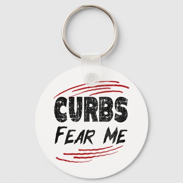 Curbs Fear Me Key Ring (Front)