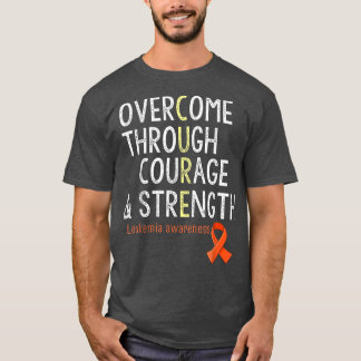 cure ADHD overcome through courage strength ADHD a T-Shirt