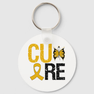 Cure Appendix Cancer Key Ring