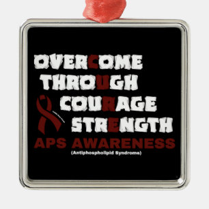 CURE...APS METAL ORNAMENT