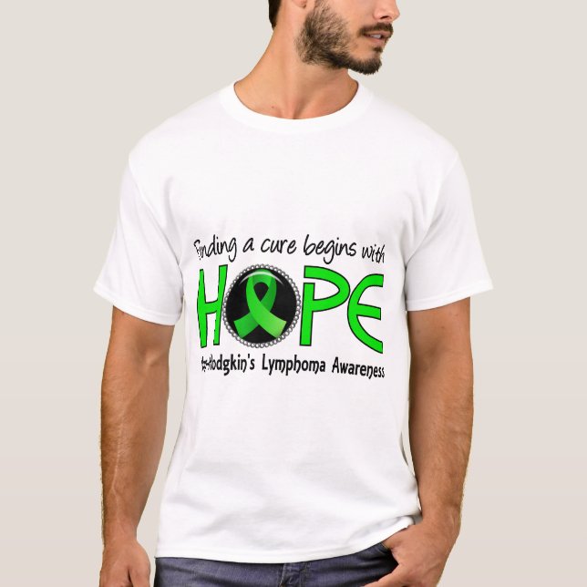 Cure Begins With Hope 5 Non-Hodgkin's Lymphoma T-Shirt (Front)