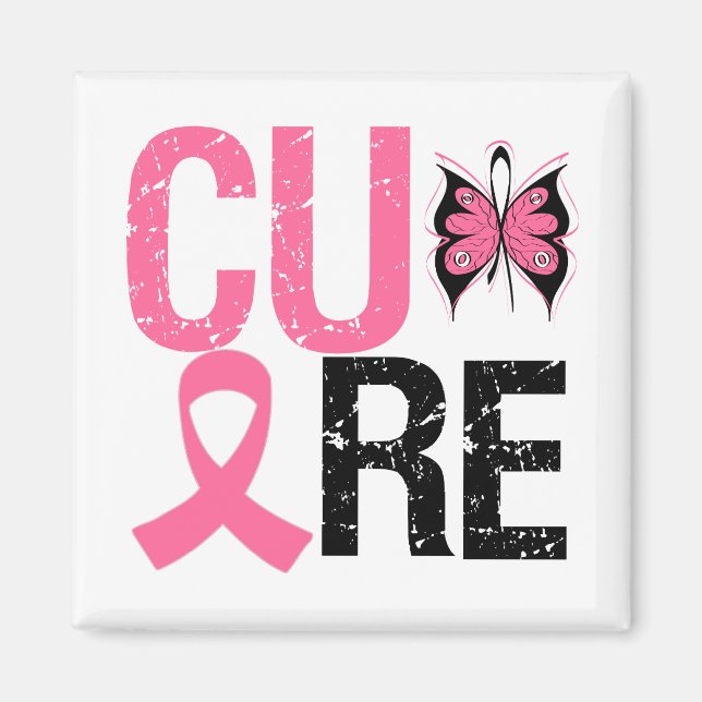 Cure Breast Cancer Magnet (Front)