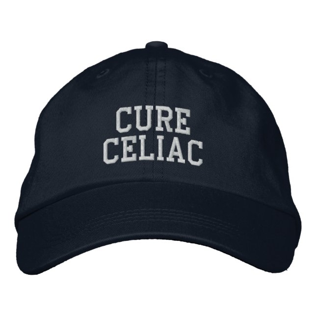 "Cure Celiac" - Embroidered Hat (Front)