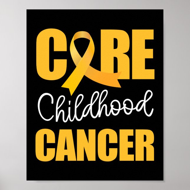 Cure Childhood Cancer Awareness Poster (Front)