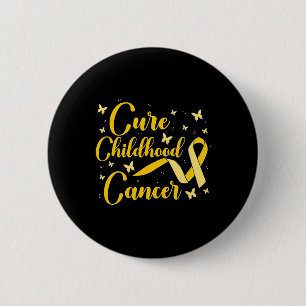 Cure Childhood Cancer  Childhood Cancer Awareness  6 Cm Round Badge