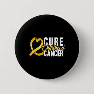Cure Childhood Cancer Childhood Cancer Ribbon Awar 6 Cm Round Badge
