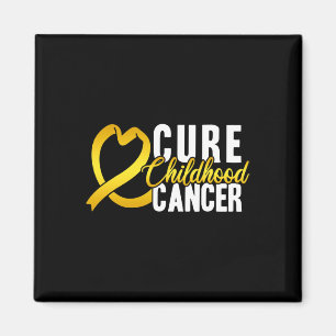 Cure Childhood Cancer Childhood Cancer Ribbon Awar Magnet