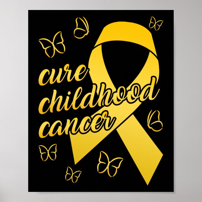 Cure Childhood Cancer Poster (Front)