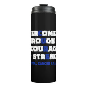CURE...COLORECTAL CANCER THERMAL TUMBLER
