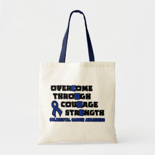 CURE...COLORECTAL CANCER TOTE BAG