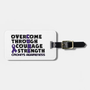 CURE...Crohn's Luggage Tag