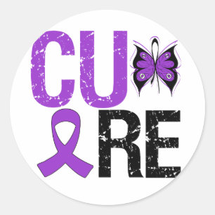 Cure Cystic Fibrosis Classic Round Sticker