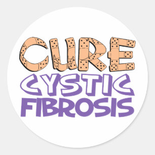 Cure Cystic Fibrosis Classic Round Sticker