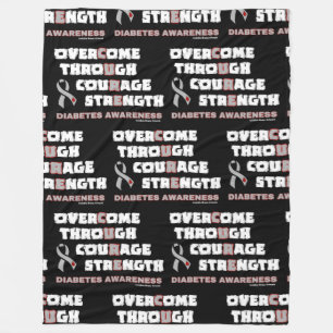 CURE...Diabetes Fleece Blanket