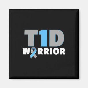 Cure Diabetic - Fun T1d Diabetes One Awareness Magnet