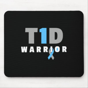 Cure Diabetic - Fun Type 1 Diabetes Awareness  Mouse Pad