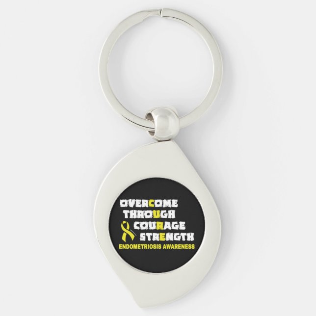 CURE...Endometriosis Keychain (Front)