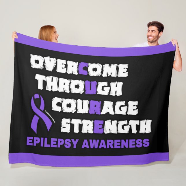 CURE...Epilepsy Fleece Blanket (In Situ)