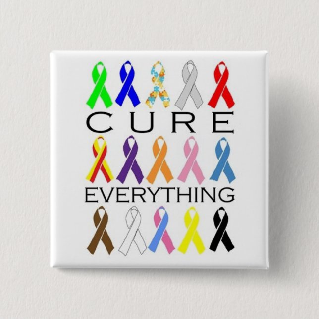 Cure Everything 15 Cm Square Badge (Front)