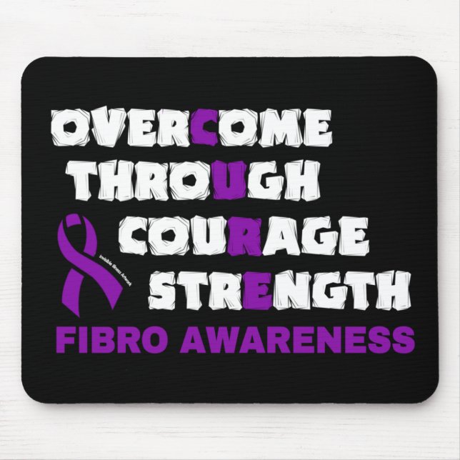CURE...Fibro Mouse Pad (Front)
