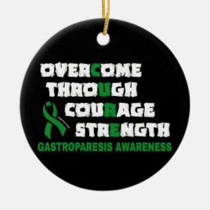 CURE...Gastroparesis Ceramic Ornament