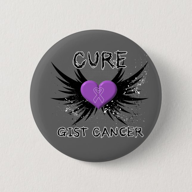 Cure GIST Cancer 6 Cm Round Badge (Front)