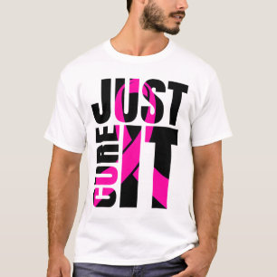 Cure It Breast Cancer Awareness Ribbon  T-Shirt