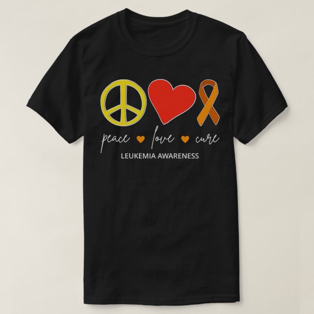 Cure Leukaemia Awareness I T-Shirt (Design Front)