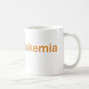Cure Leukaemia Orange Ribbon Coffee Mug