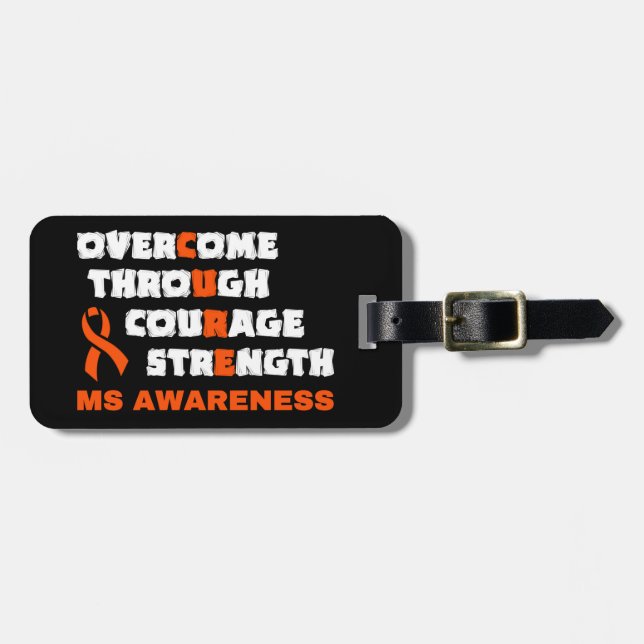CURE...MS LUGGAGE TAG (Front Horizontal)