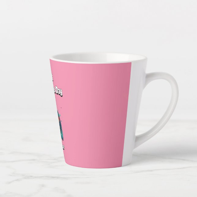 Cure Not Fear. World Tuberculosis Day.  Latte Mug (Right)