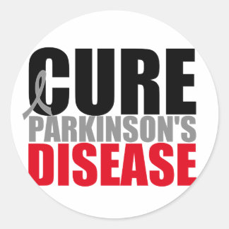 CURE Parkinsons Disease Classic Round Sticker