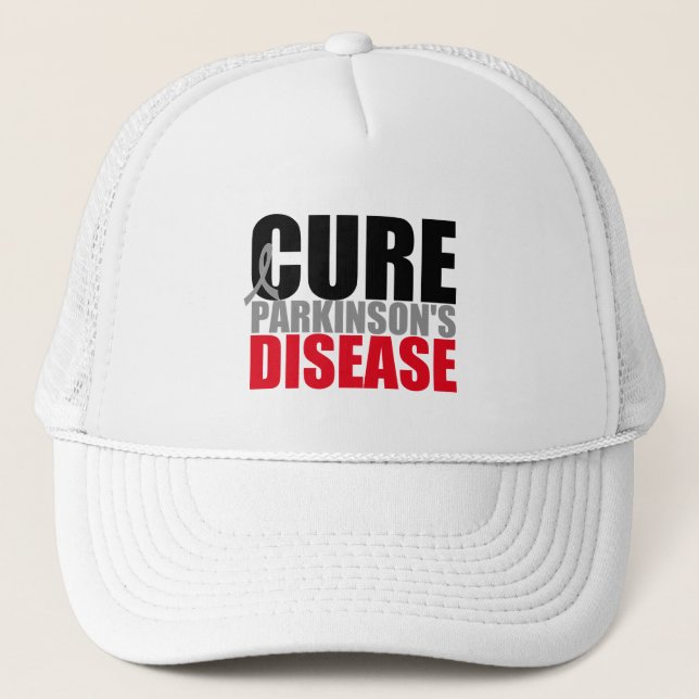 CURE Parkinsons Disease Trucker Hat (Front)