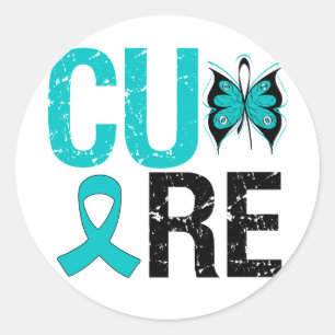 Cure PCOS Classic Round Sticker