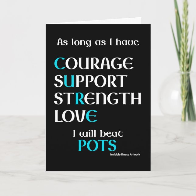 CURE...POTS CARD (Front)