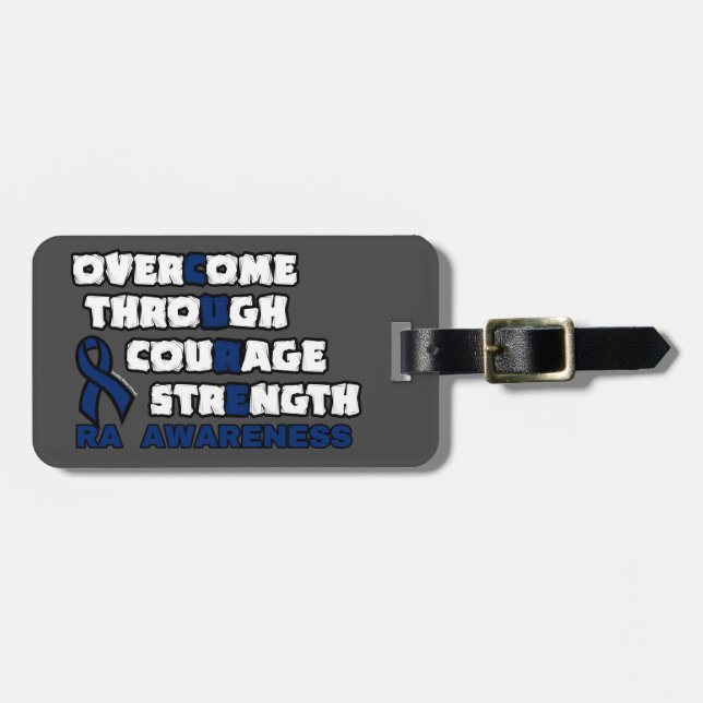 CURE...RA LUGGAGE TAG (Front Horizontal)