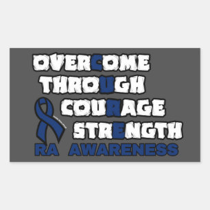 CURE...RA RECTANGULAR STICKER