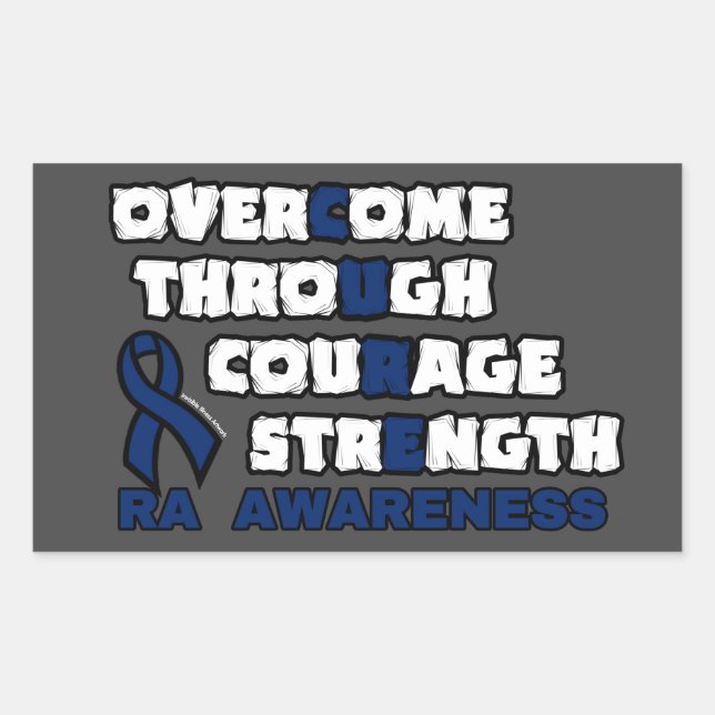 CURE...RA RECTANGULAR STICKER (Front)