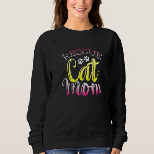 Cure Rescue Cat Mum Adoption Sweatshirt